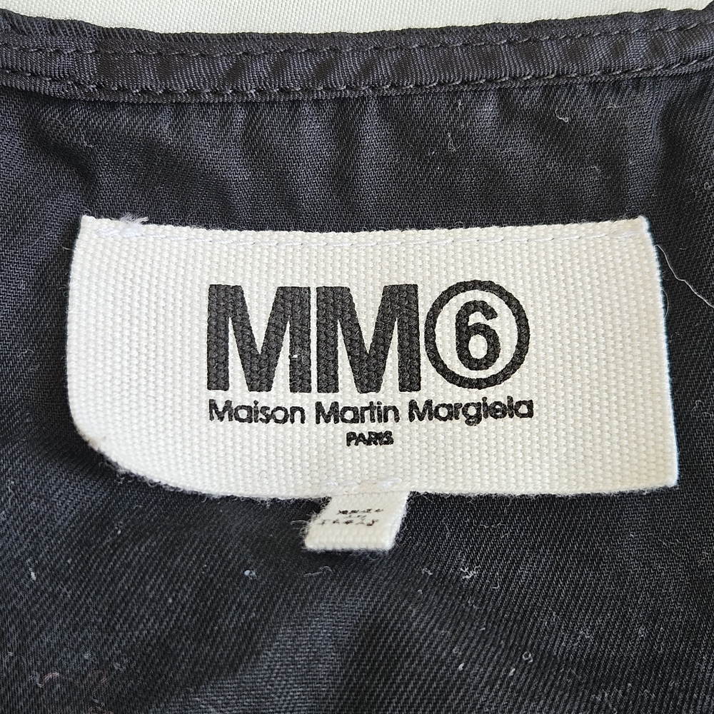 MM6 Maison Martin Margiela Black Sleeveless Zip Front Romper - Picture 14 of 15